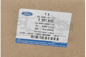 2391870 Bremsbelagsatz, Scheibenbremse Ford
