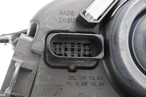 1808348 Scheinwerfer rechts H7/H15 Halogen Valeo