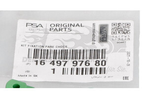1649797680 Montagesatz, Stoßfänger Peugeot