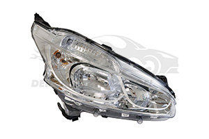 Scheinwerfer LED Tagfahrlicht Optik für Peugeot 208 Bj. 12-15 Schwarz LTI, 208, Peugeot, Scheinwerfer