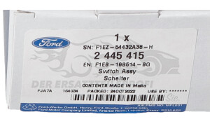 2445415 Betätigungsknopf, Heckklappenschloß Ford