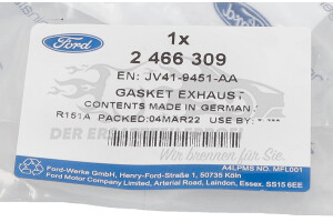 2466309 Dichtring, Abgasrohr Ford