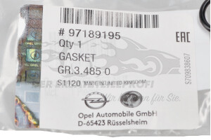 97189195 Dichtung, Einspritzdüse Opel