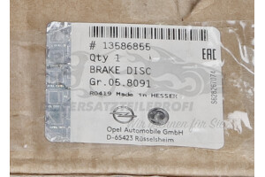 13586855 Bremsscheibe Opel