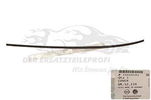 Abdeckung, Dachträgeraufnahme