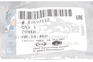 13597112 Abdeckkappe, Türgriff Opel