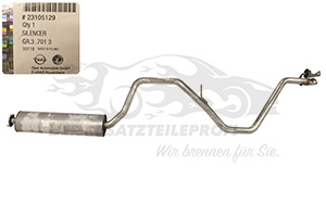 Endschalldämpfer Opel 23105129