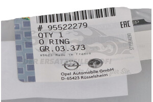95522279 Dichtung, Ölleitung Opel