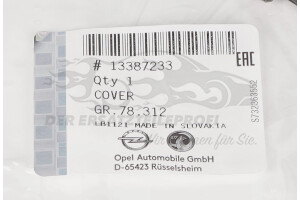 13387233 Blende, Stoßfänger Opel