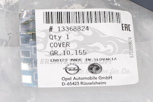 13368824 Kappe, Scheinwerferreinigung Opel
