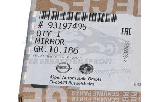 93197495 Spiegelglas, Außenspiegel Opel