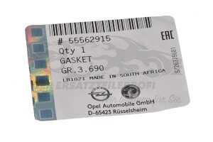 55562915 Dichtung, Katalysator Opel
