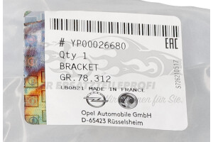 YP00026680 Halter, Stoßfänger Opel