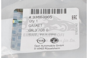 93863905 Dichtung, Abgasrohr Opel