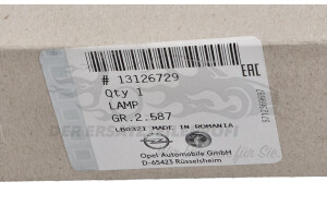 13126729 Leseleuchte Opel