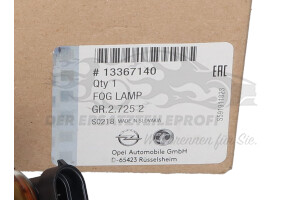 13367140 Nebelscheinwerfer Opel