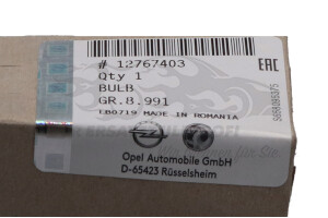 12767403 GLUEHBIRNE Opel
