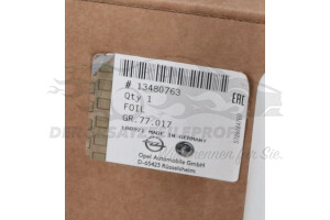 13480763 Schutzfolie Opel