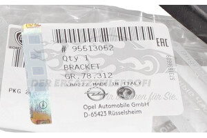 95513052 Halter, Stoßfänger Opel