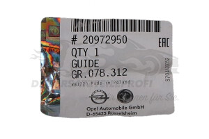 20972950 Halter, Stoßfänger Opel