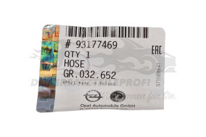 93177469 Kühlerschlauch Opel