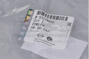 93174056 Heckklappenemblem Opel