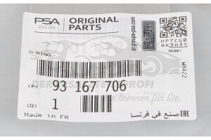 93167706 O-Ring für Servoschläuche Opel