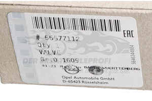 55577112 Öldruckventil Opel
