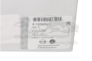 13262572 Nebelscheinwerfer Opel