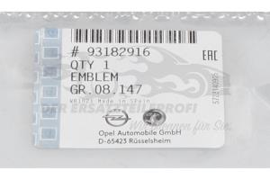 93182916 Heckklappenemblem Opel