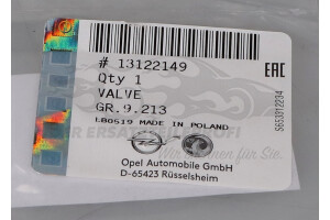 13122149 Füllventil, Klimaanlage Opel