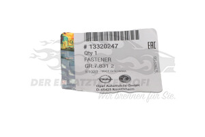 13320247 Halter, Stoßfänger Opel