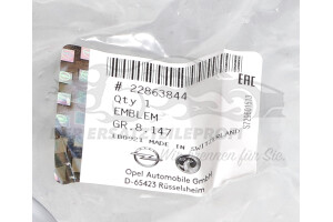 22863844 Heckklappenemblem Opel