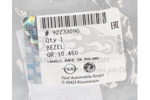 92233090 Abdeckkappe, Türgriff Opel