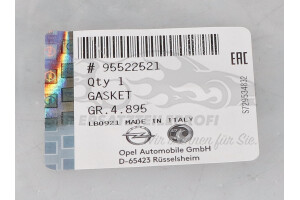 95522521 Dichtung, Unterdruckpumpe Opel