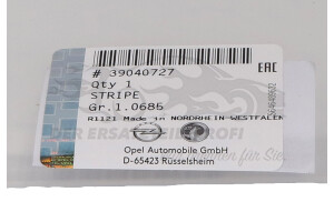 39040727 Türfolie Opel