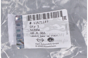 11571149 Schraube,allgemein Opel