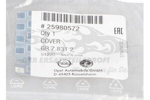 25980572 Klappe, Abschlepphaken Opel