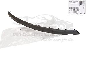 Blende für Stoßstange Opel 13346765