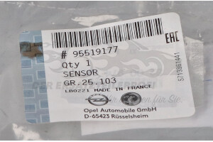 95519177 Sensor, Differenzdruck FAP-Filter Opel