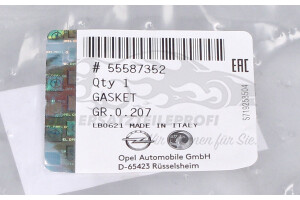 55587352 Dichtung, Turboladerölleitung Opel