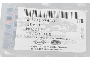 93193418 Waschwasserdüse, Scheibenreinigung Opel