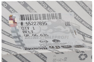 55227895 Keilrippenriemen Opel