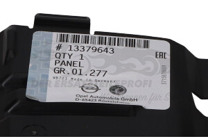 13379643 Rahmen, Motorkühler Opel