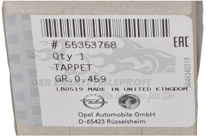 55353768 Ventilstößel Opel