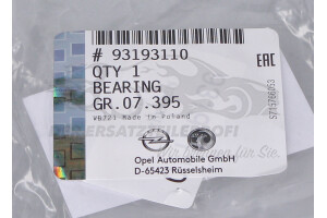 93193110 Wälzlager, Federbeinstützlager Opel