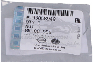 93858949 Mutter, Querlenker / Stabilisator Opel