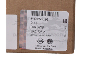 13253626 Nebelscheinwerfer Opel