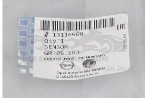 13116560 Warnkontakt, Bremsbelagverschleiß Opel