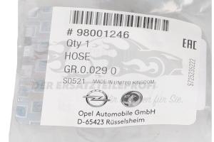 98001246 Schlauch, Kurbelgehäuseentlüftung Opel
